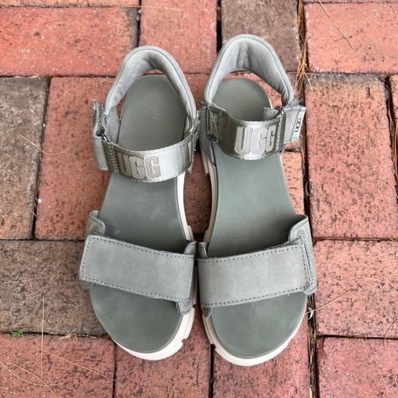 UGG Women's Ankle Sandals in Moss Green - Picture 2 of 7